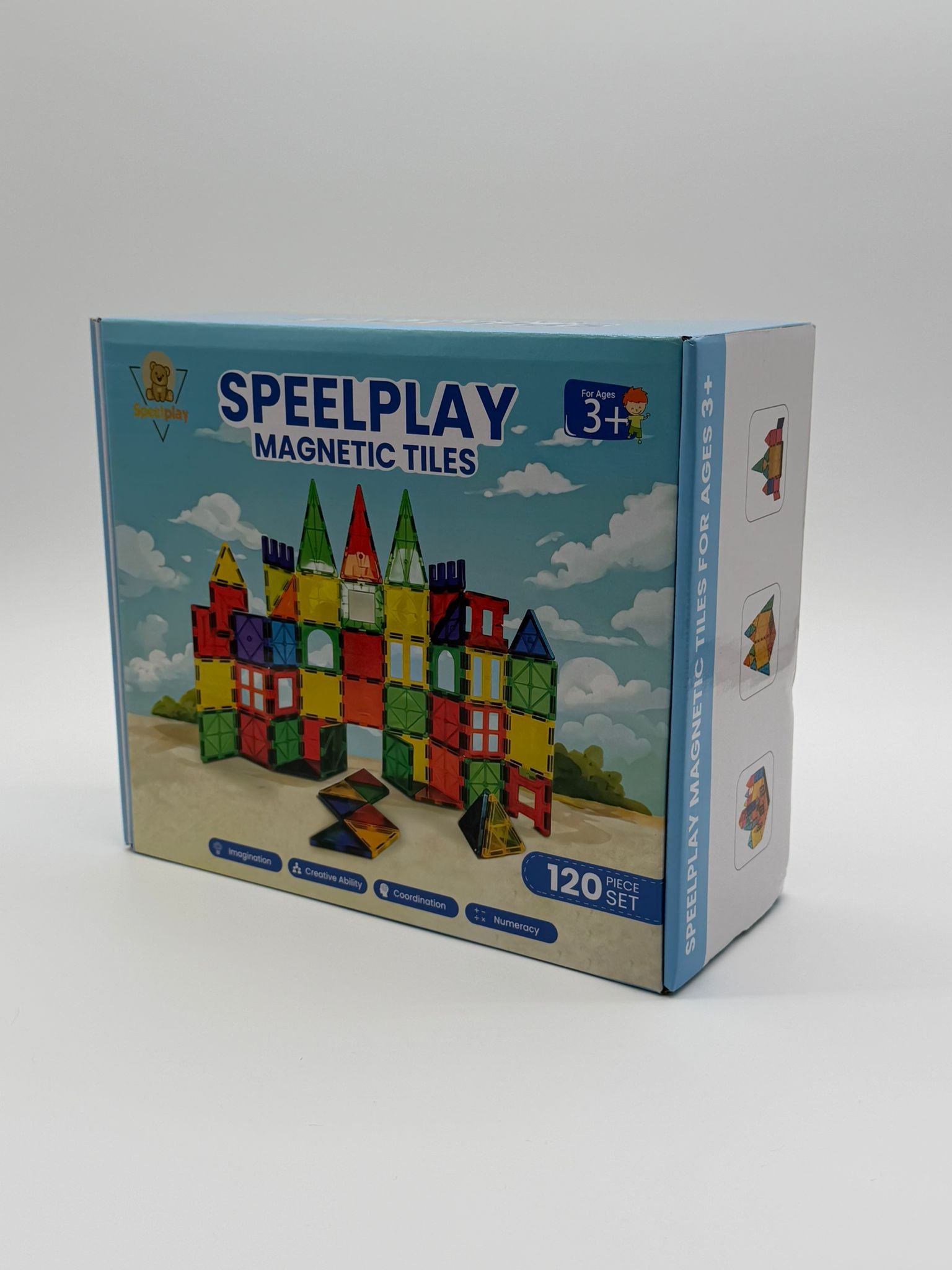 speelplay magnetic tiles 120 pcs 2 speelplay magnetic tiles 120 pcs 2