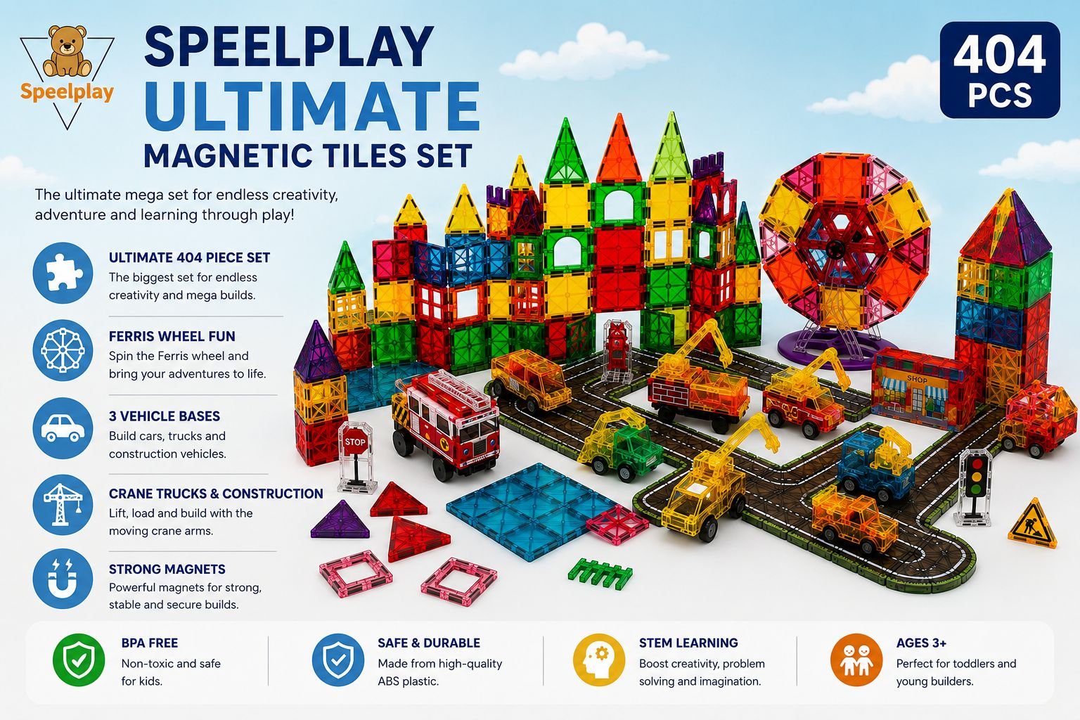 speelplay ultimate magnetic tiles set 3 speelplay ultimate magnetic tiles set 3