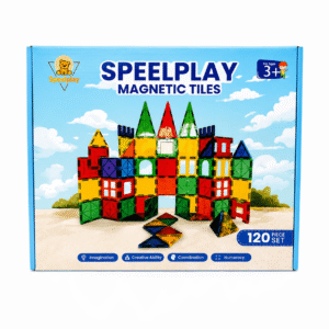 Home speelplay magnetic tiles set 120 pcs a