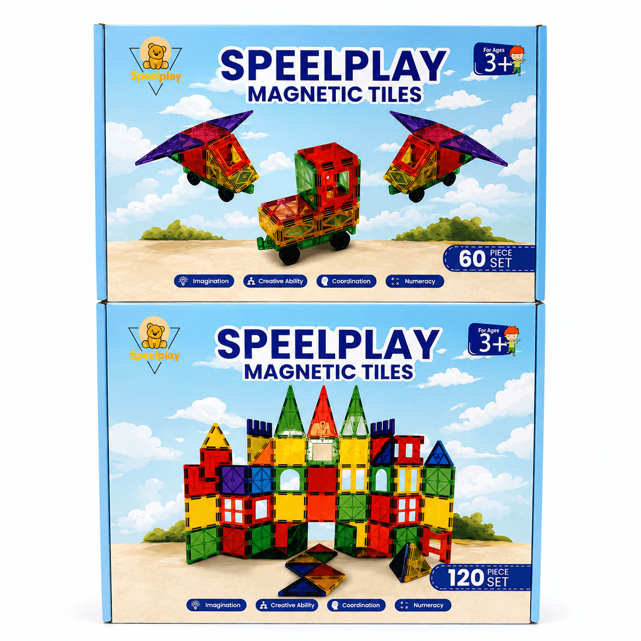 speelplay magnetic tiles set 180 pcs a speelplay magnetic tiles set 180 pcs a
