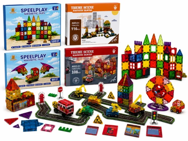 Magnetic Tiles Ultimate-Set – 404-teilig
