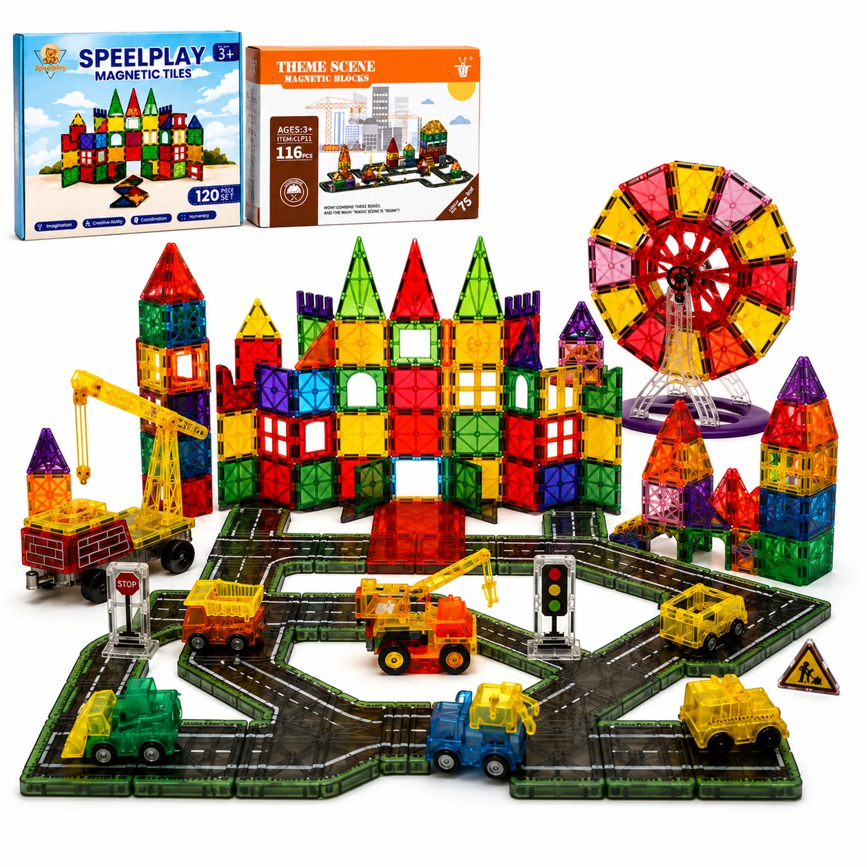 Magnetic Tiles Mega Adventure Set – 236-teilig