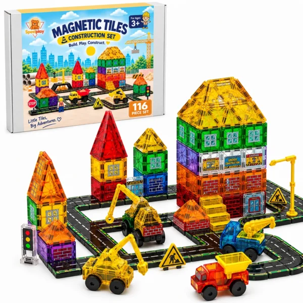 speelplay-magnetic-tiles-wegenbouw-set-116-delig